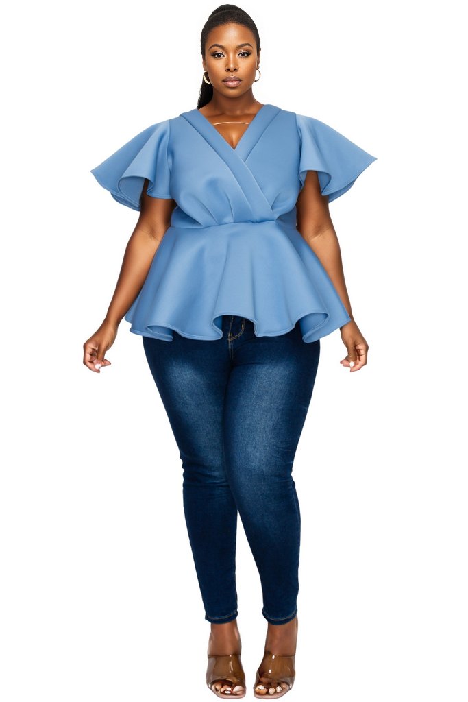 Peplum Curve Tops, Fashion at Affordable Price