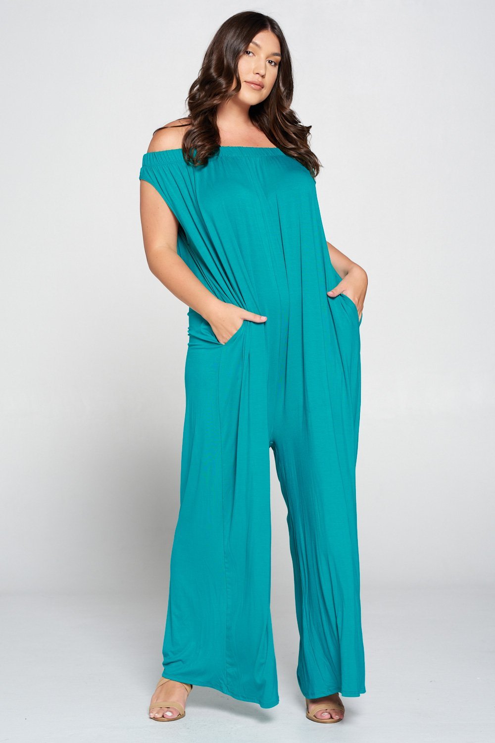 Olson Wide Leg Pocket Jumpsuit