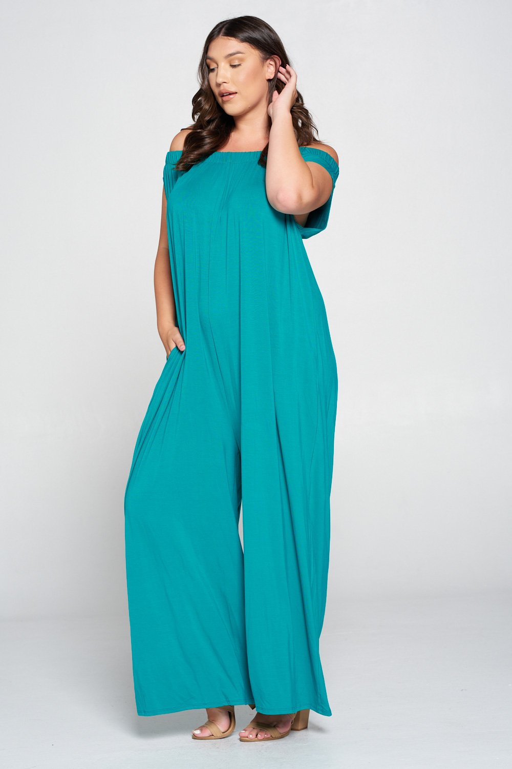 Olson Wide Leg Pocket Jumpsuit