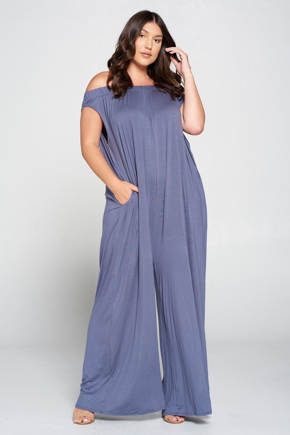 Olson Wide Leg Pocket Jumpsuit