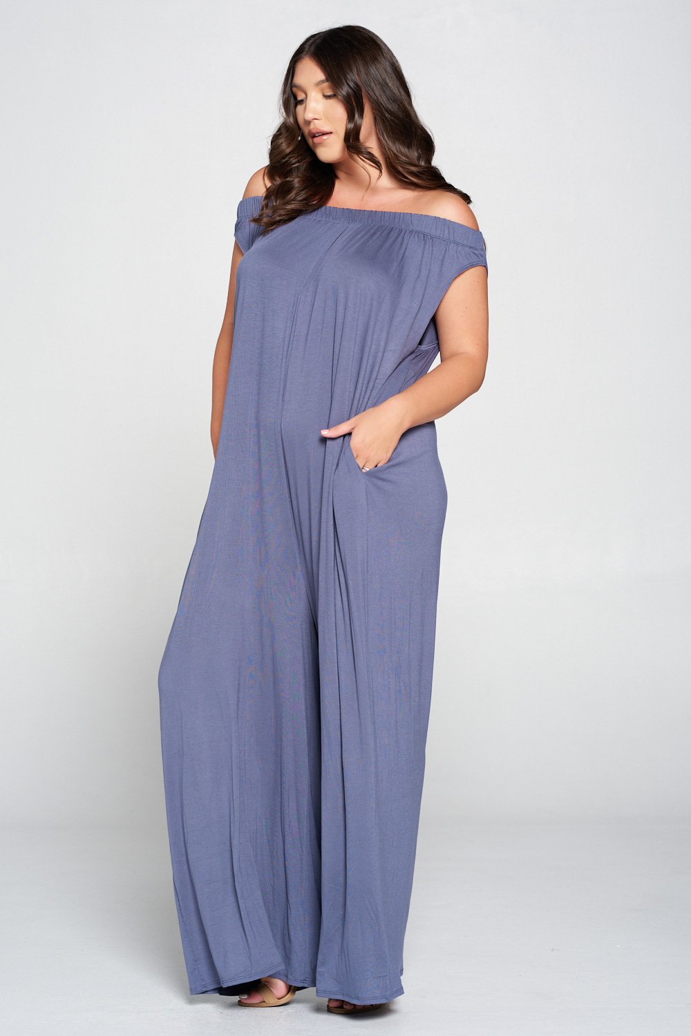 Olson Wide Leg Pocket Jumpsuit