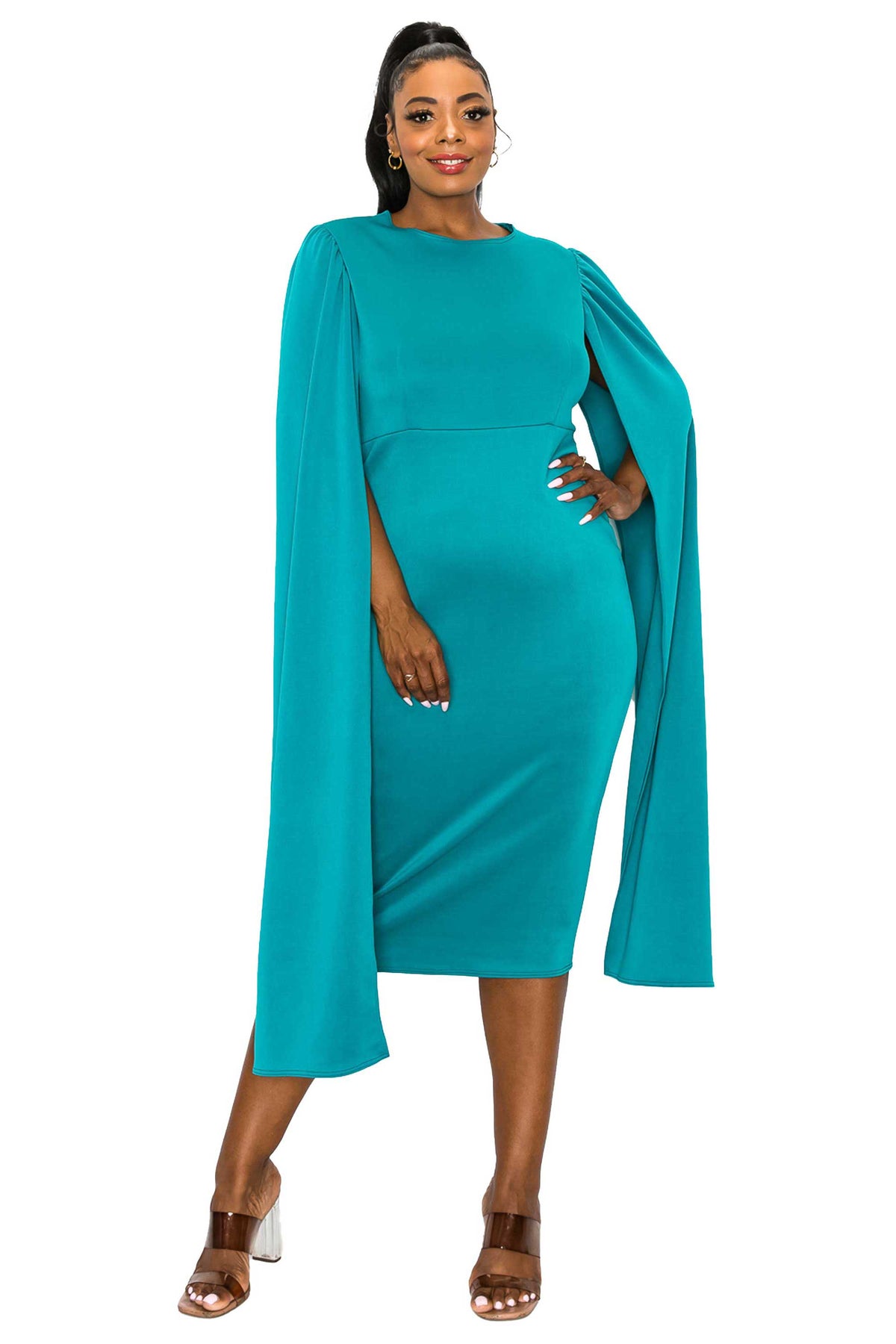 Naomi Cape Dress