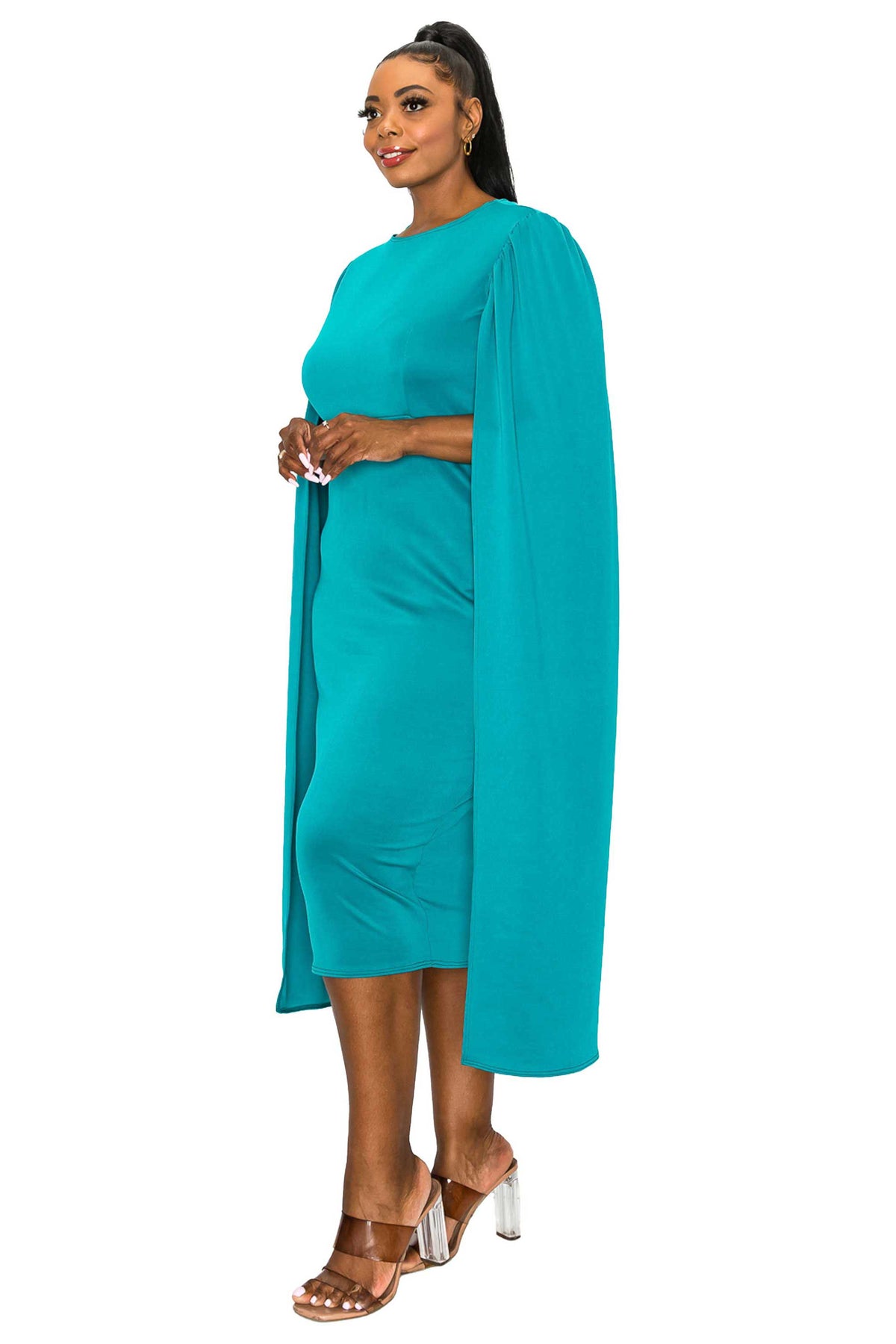 Naomi Cape Dress