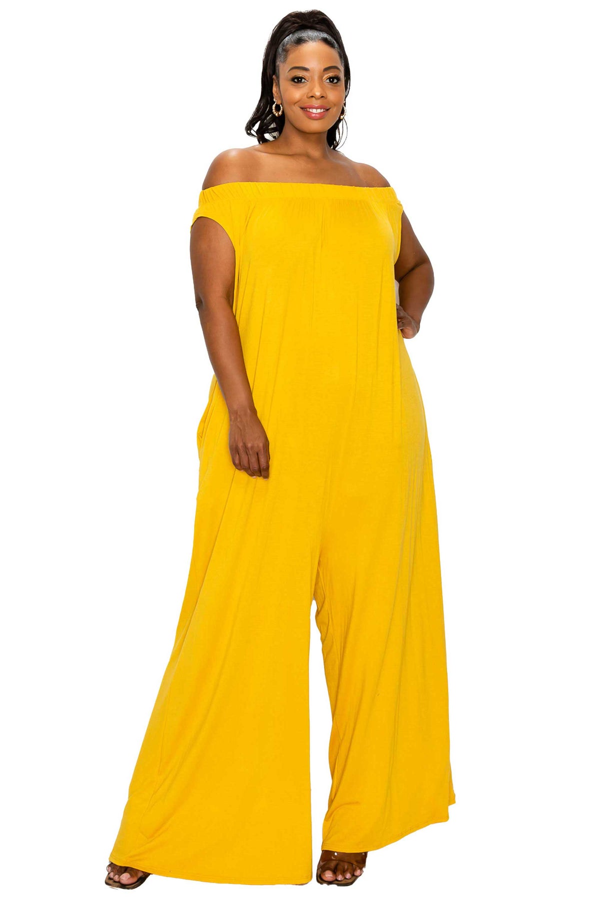 Olson Wide Leg Pocket Jumpsuit