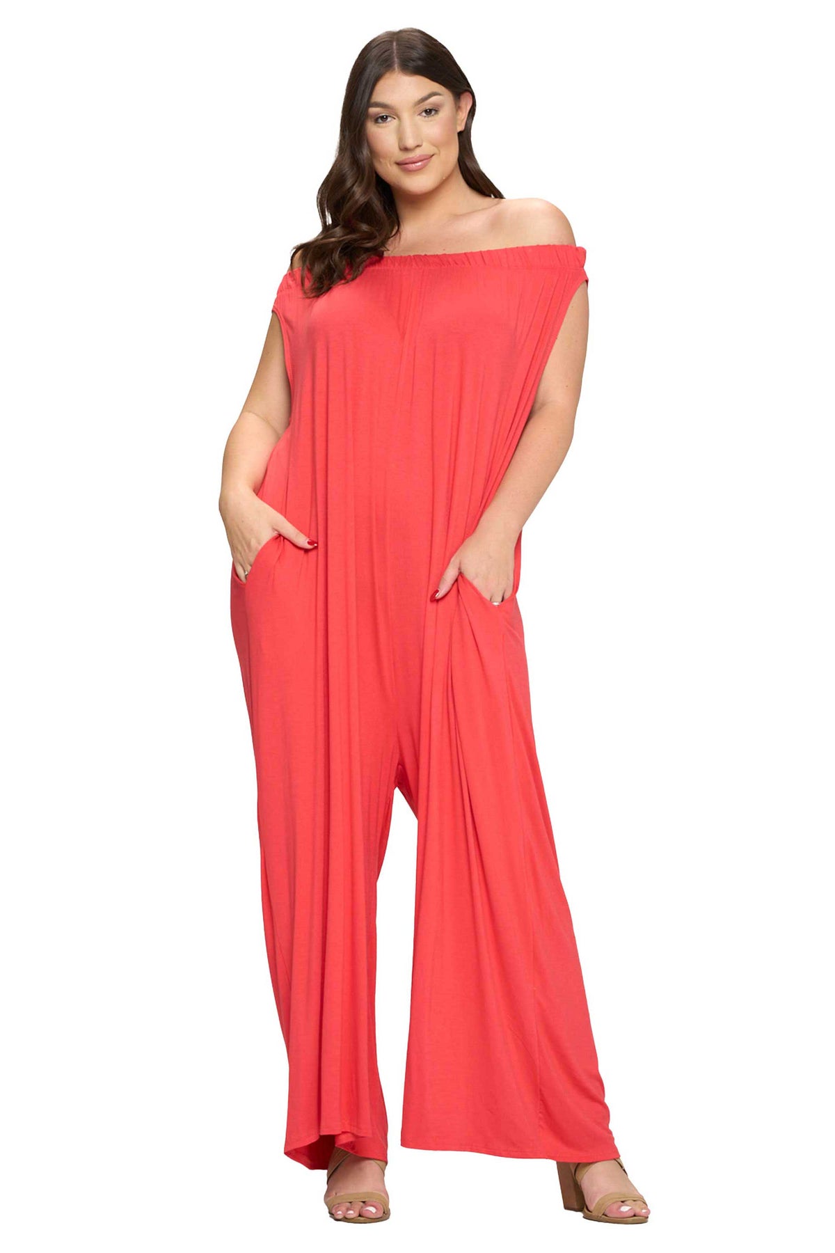 Olson Wide Leg Pocket Jumpsuit