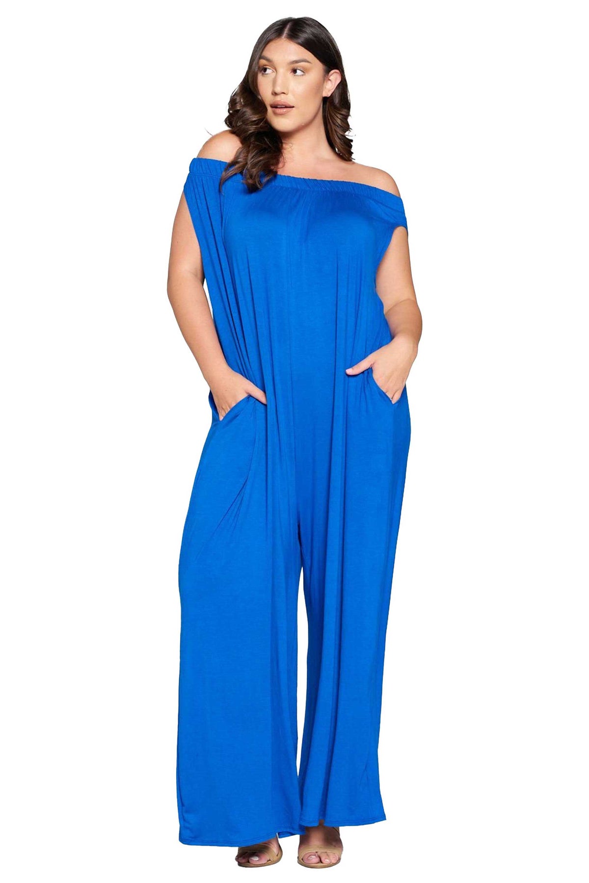 Olson Wide Leg Pocket Jumpsuit