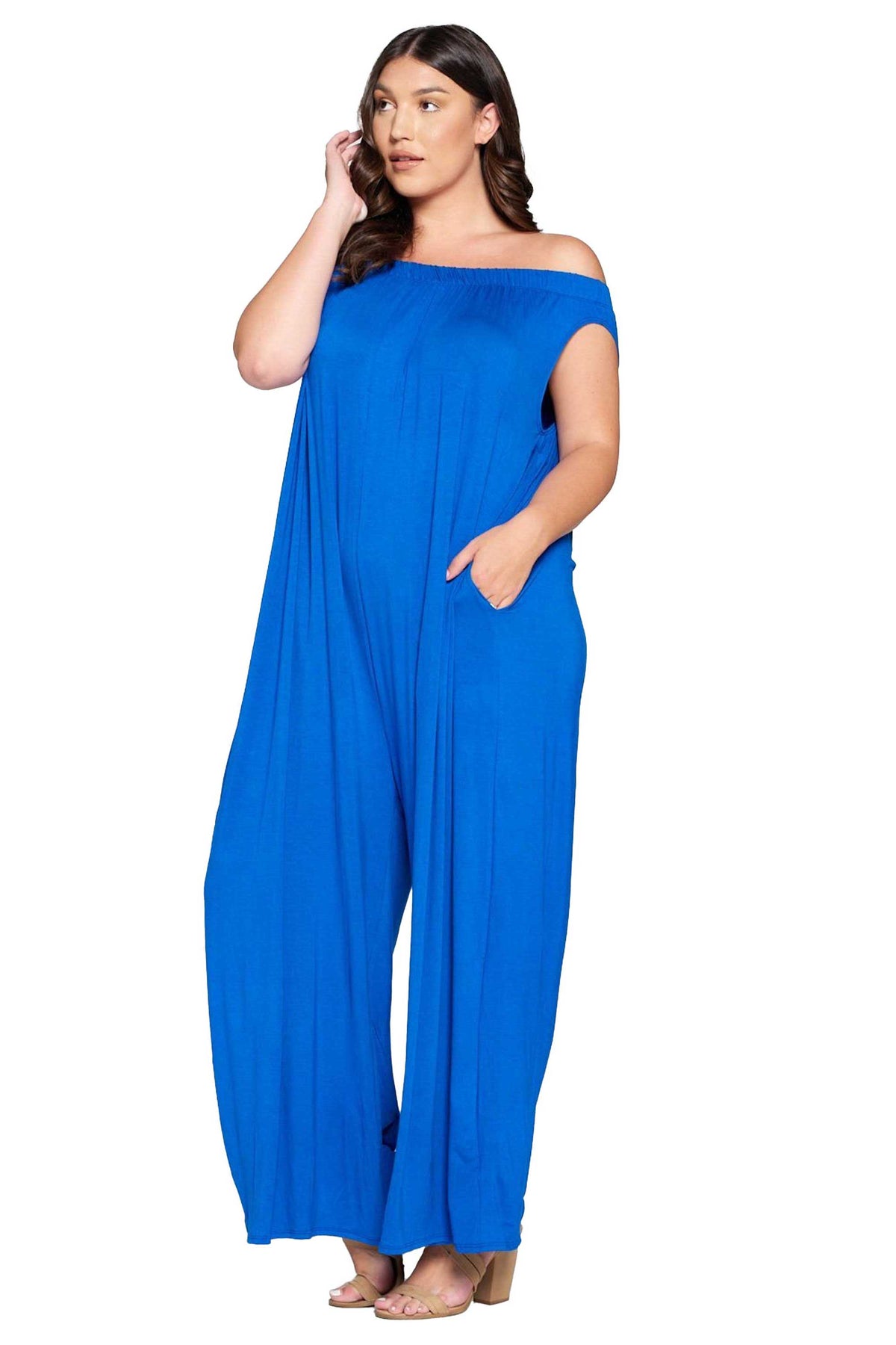 Olson Wide Leg Pocket Jumpsuit