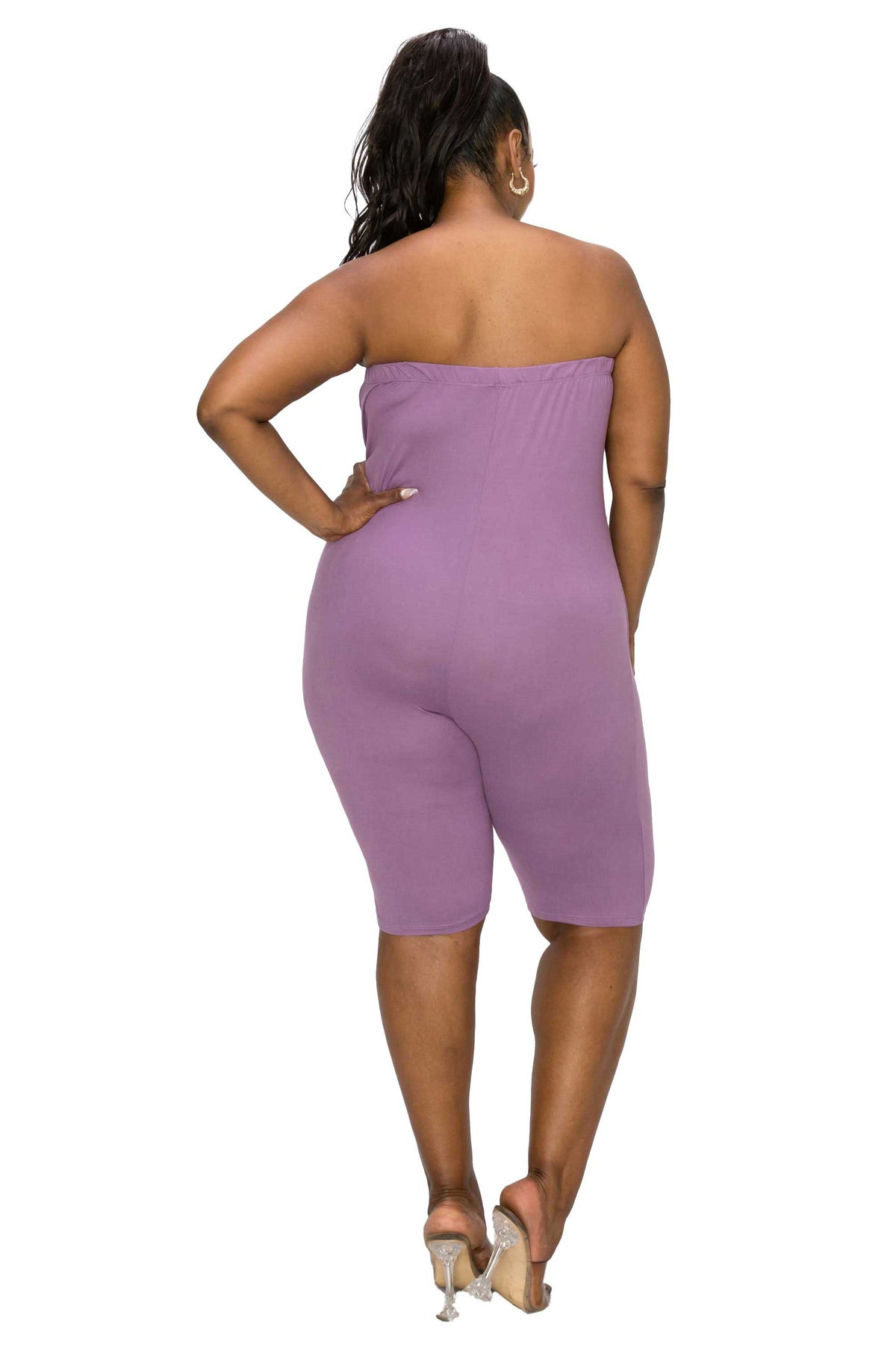 livd L I V D women's plus size boutique bodycon rompear in teal