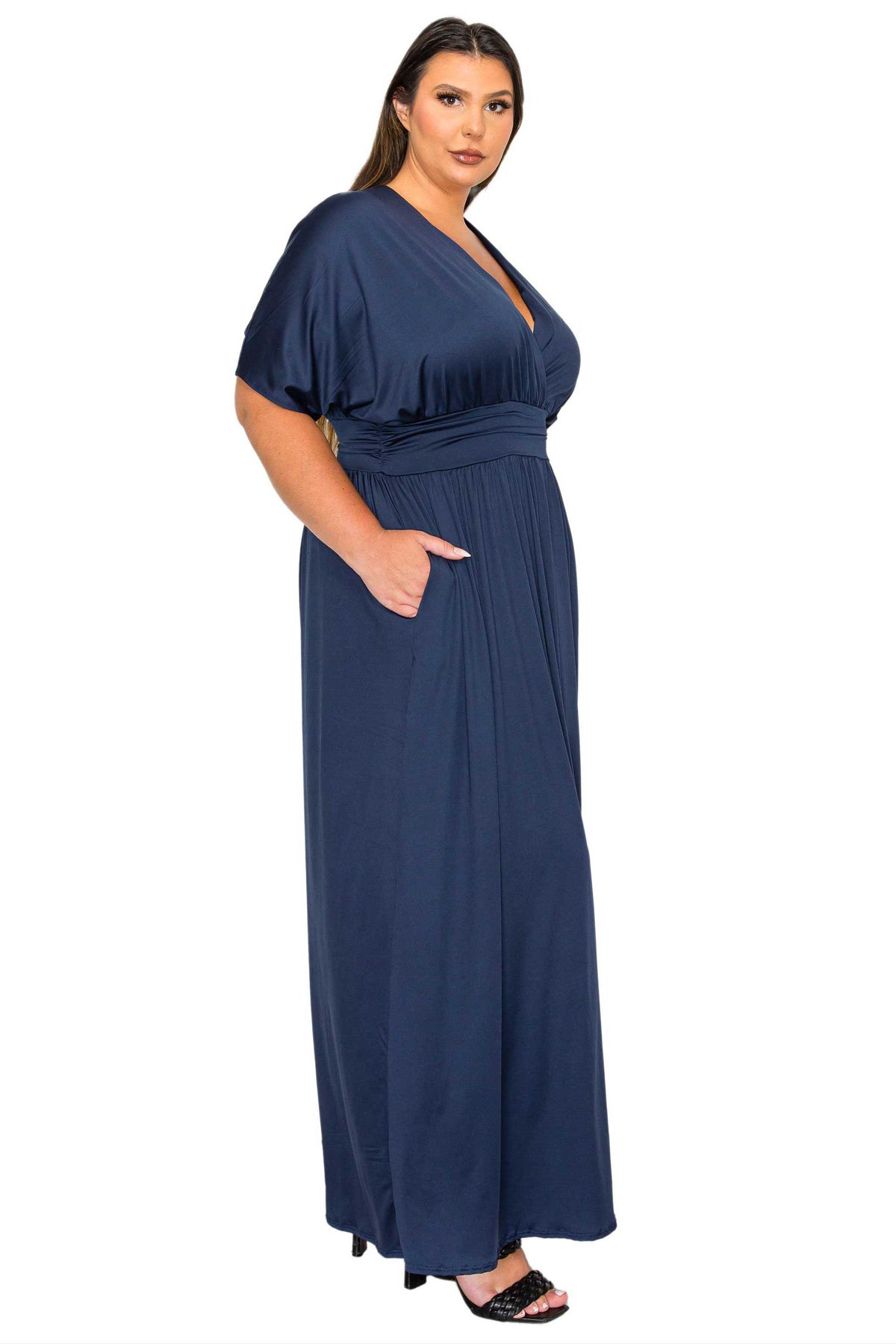 Raffi Empire Waist Pocket Maxi Dress