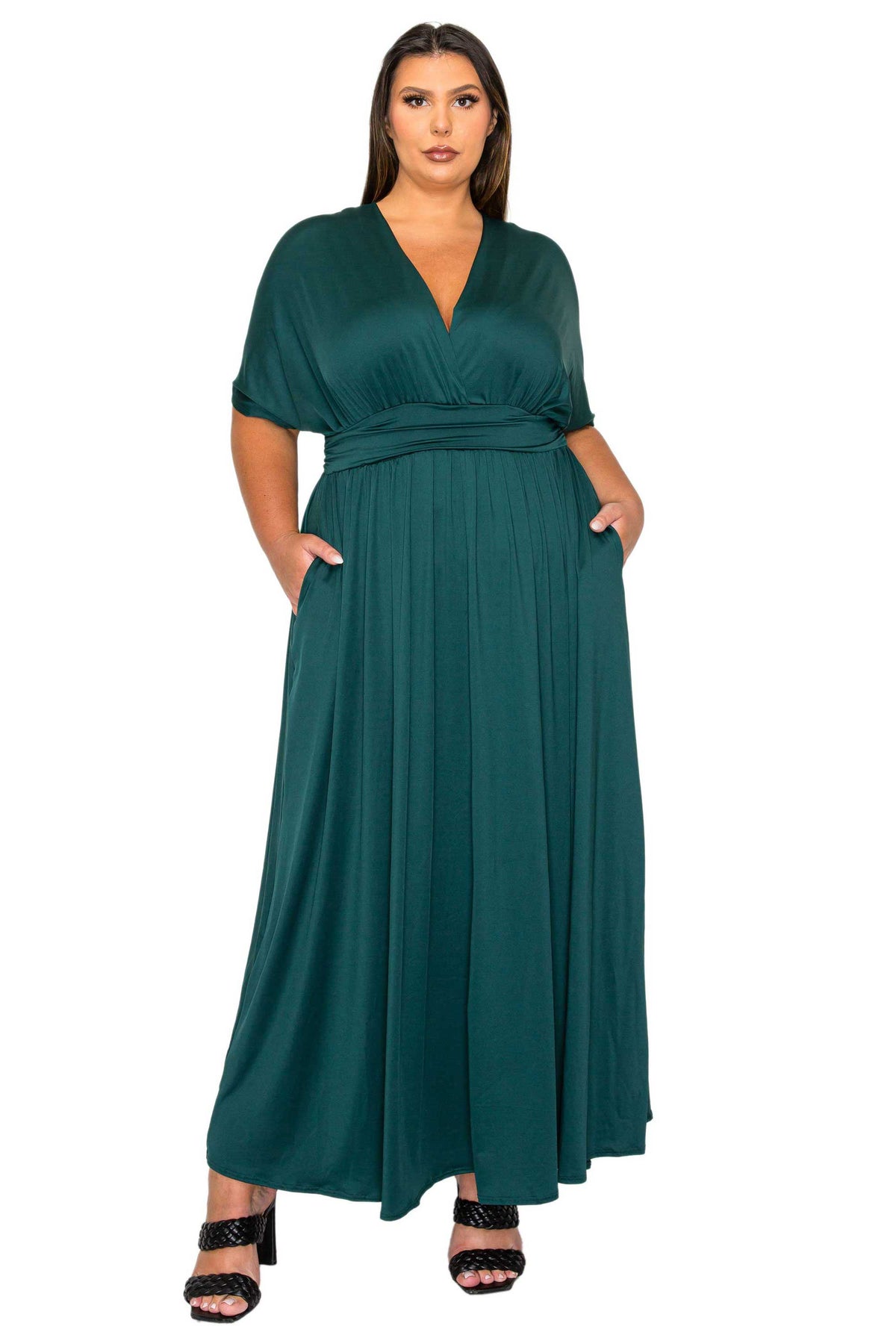 Raffi Empire Waist Pocket Maxi Dress