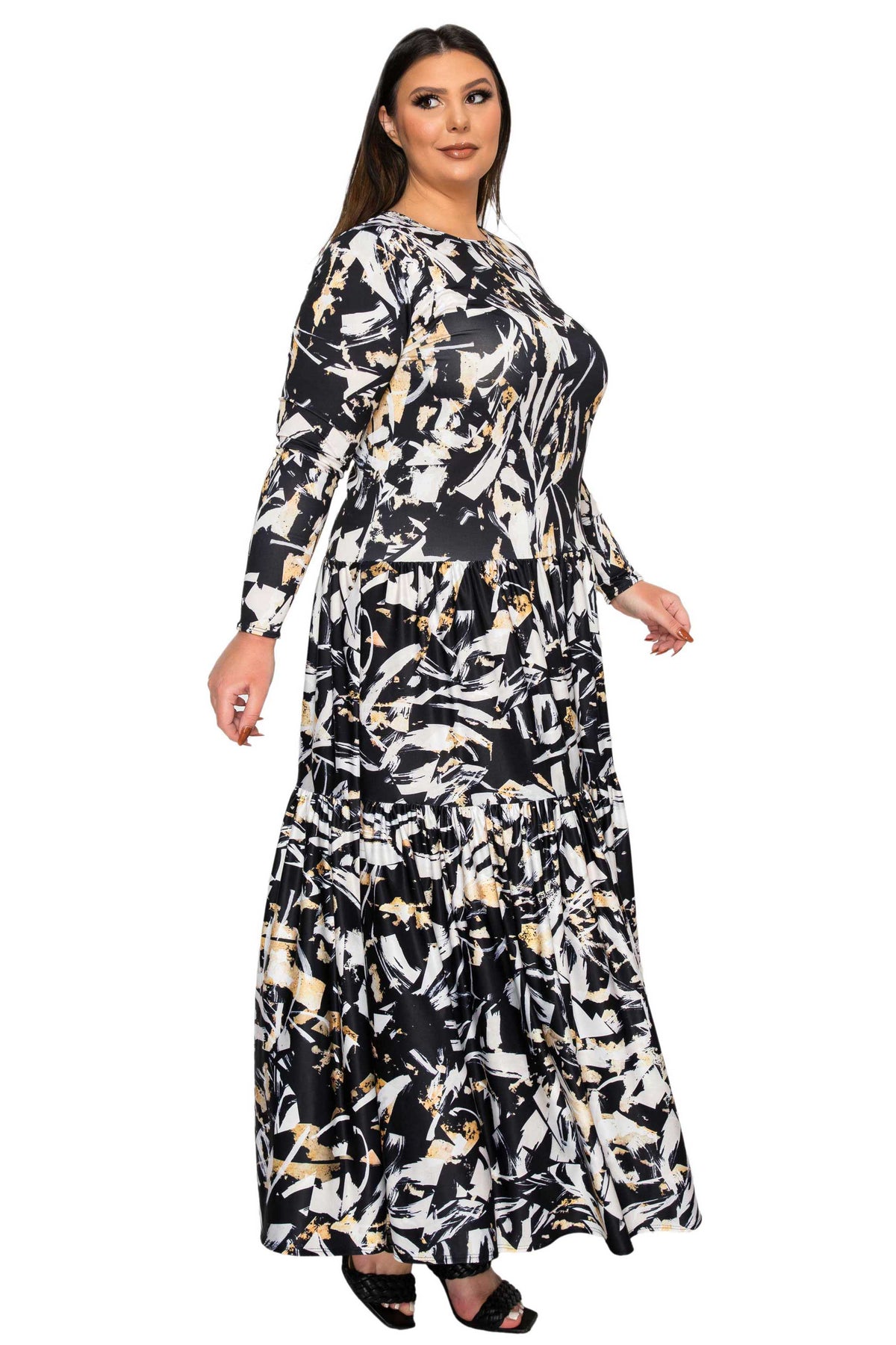 Zimmern Tiered Maxi Dress