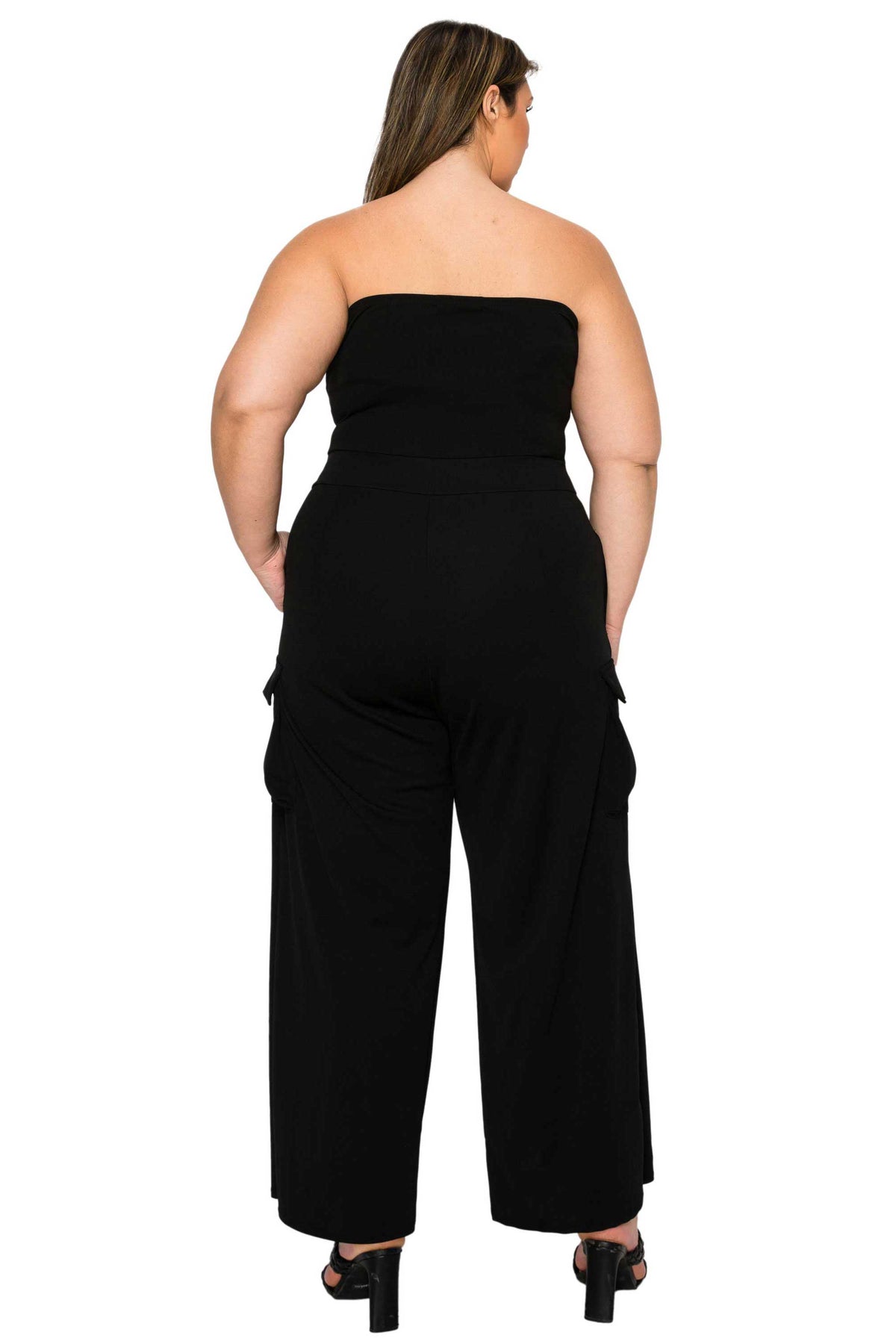 Yumi Sleeveless Cargo Jumpsuit