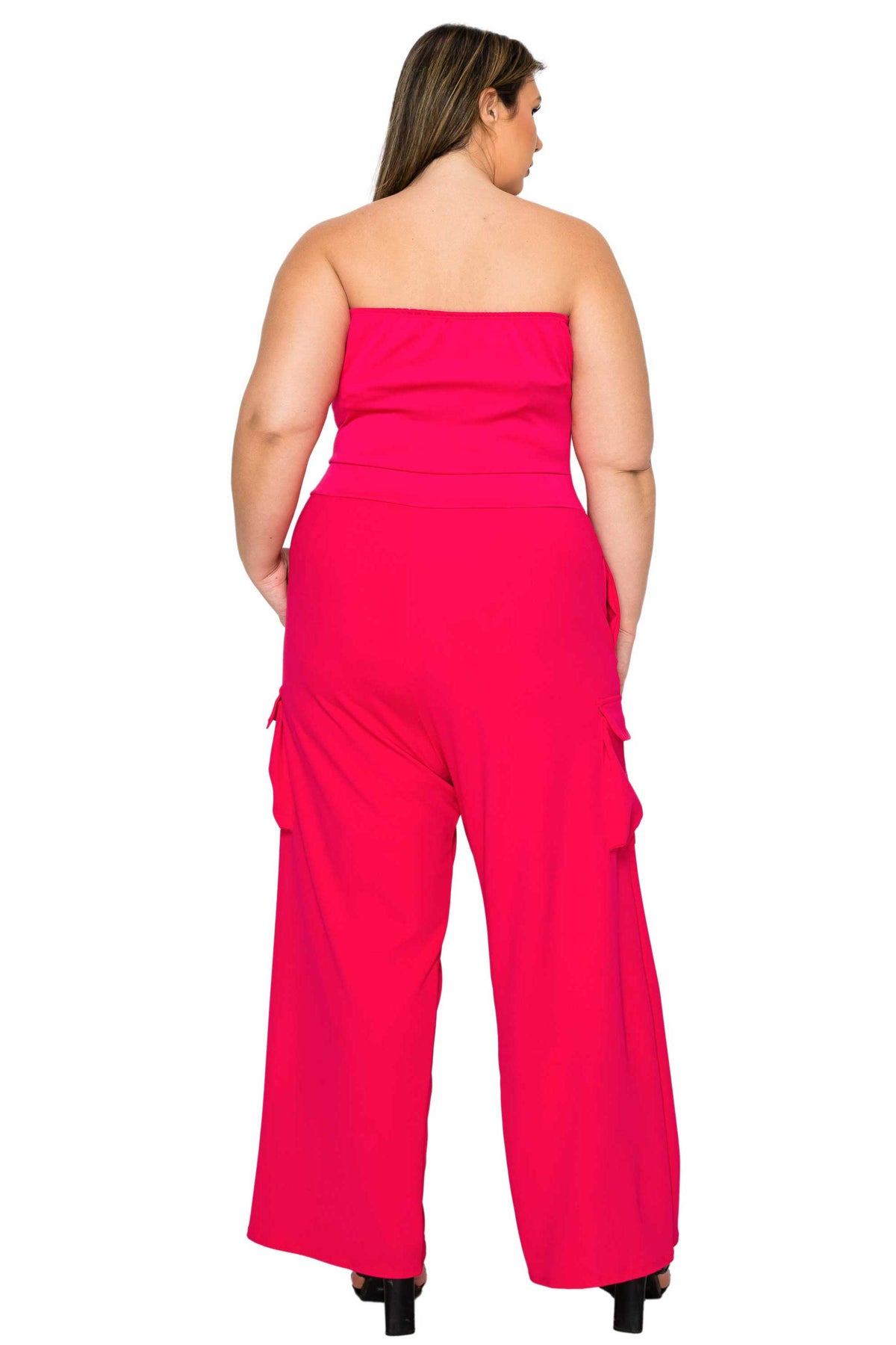 Yumi Sleeveless Cargo Jumpsuit