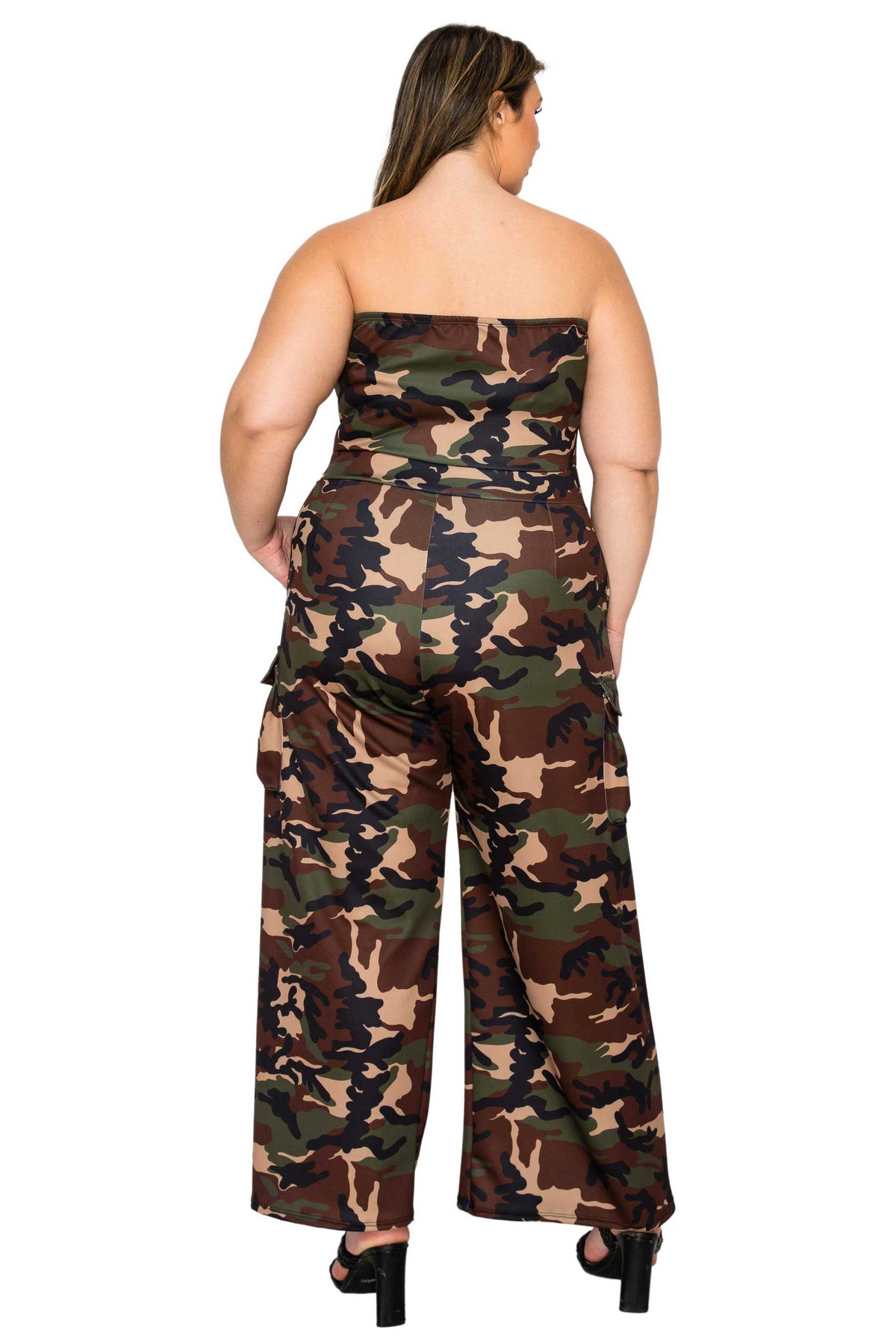 Freya Camo Cargo Jumpsuit