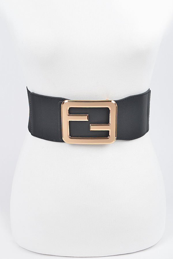 Metal Buckle Elastic Belt