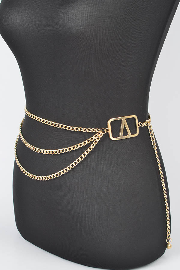 Sabrina Metal Chain Belt