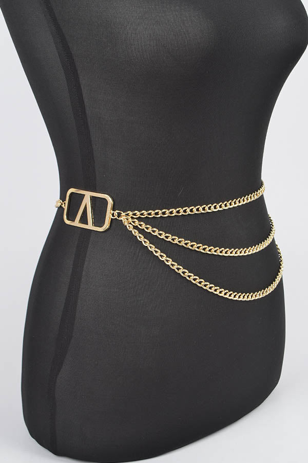 Sabrina Metal Chain Belt