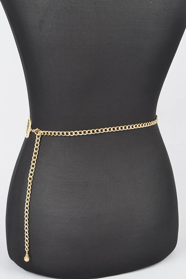 Sabrina Metal Chain Belt