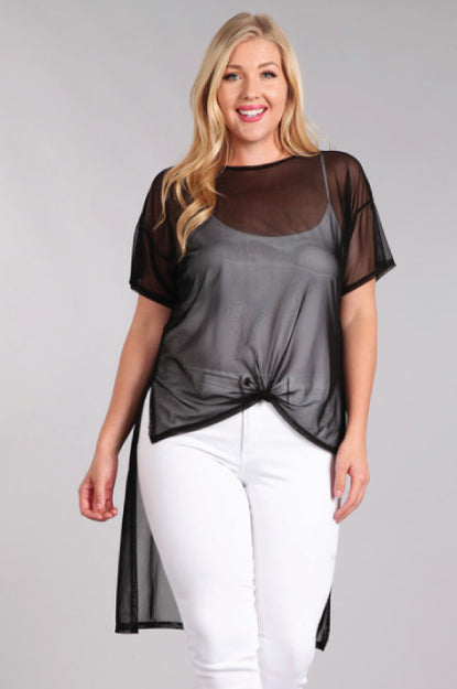 On a Whim Hi-Lo Layering Top - L I V D