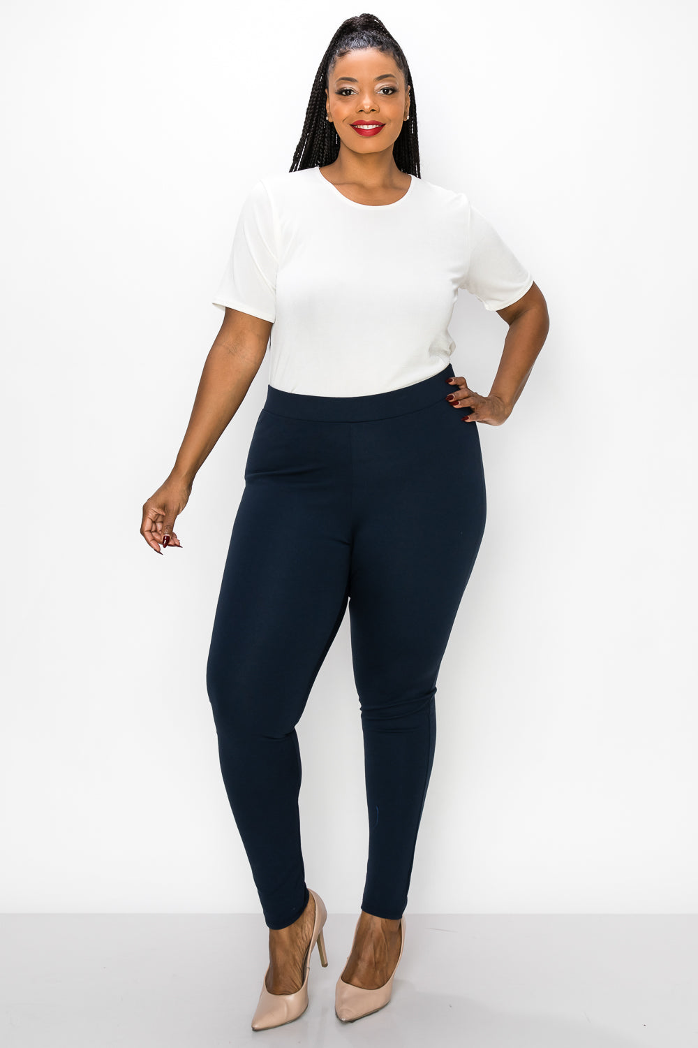 Navy ponte leggings best sale