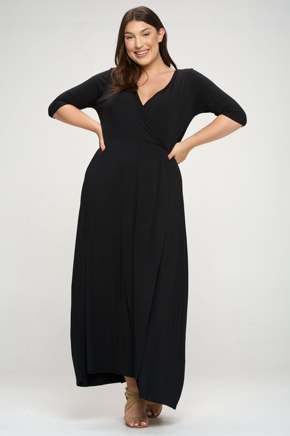 Maxi Wrap Dress - L I V D