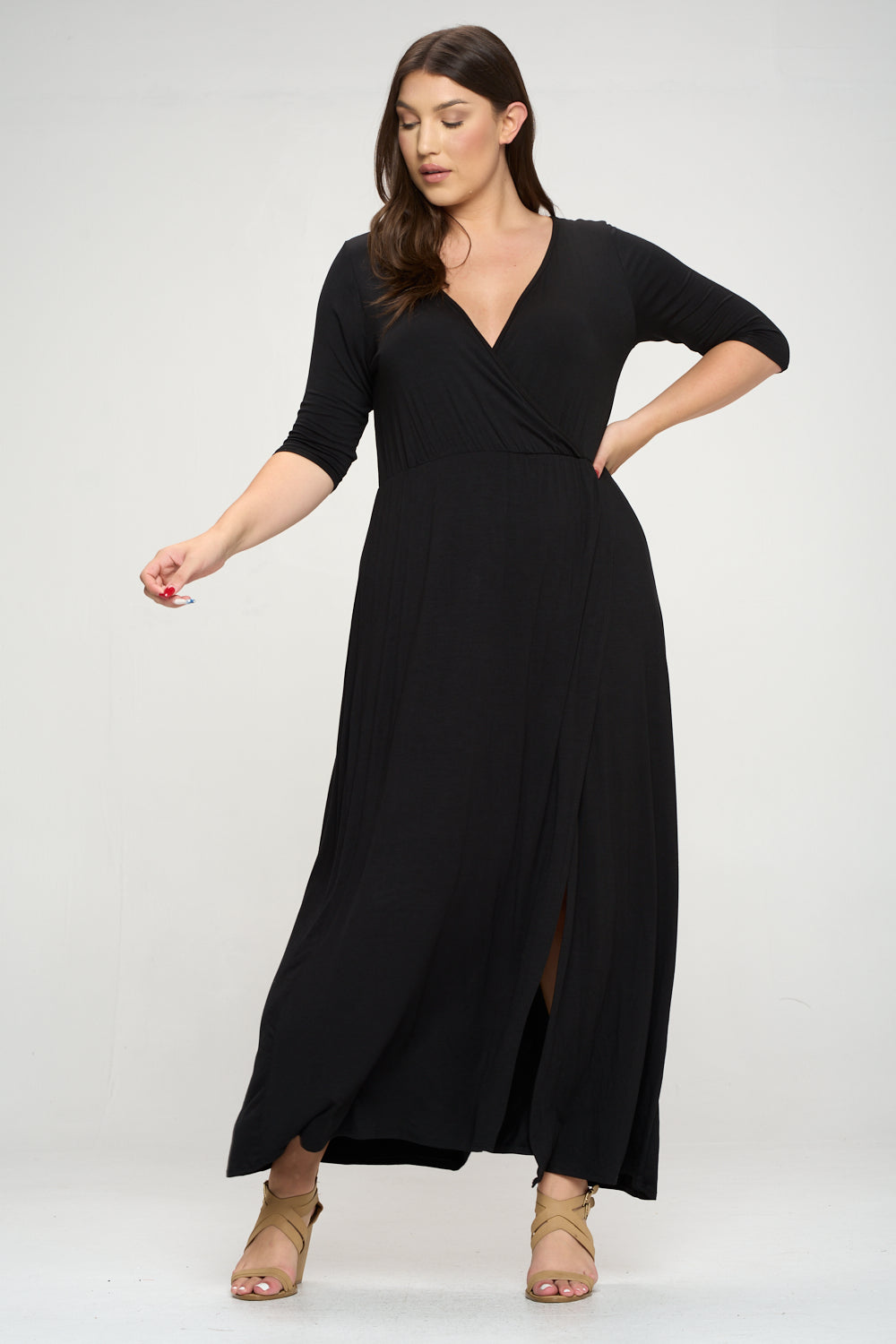 Maxi Wrap Dress - L I V D